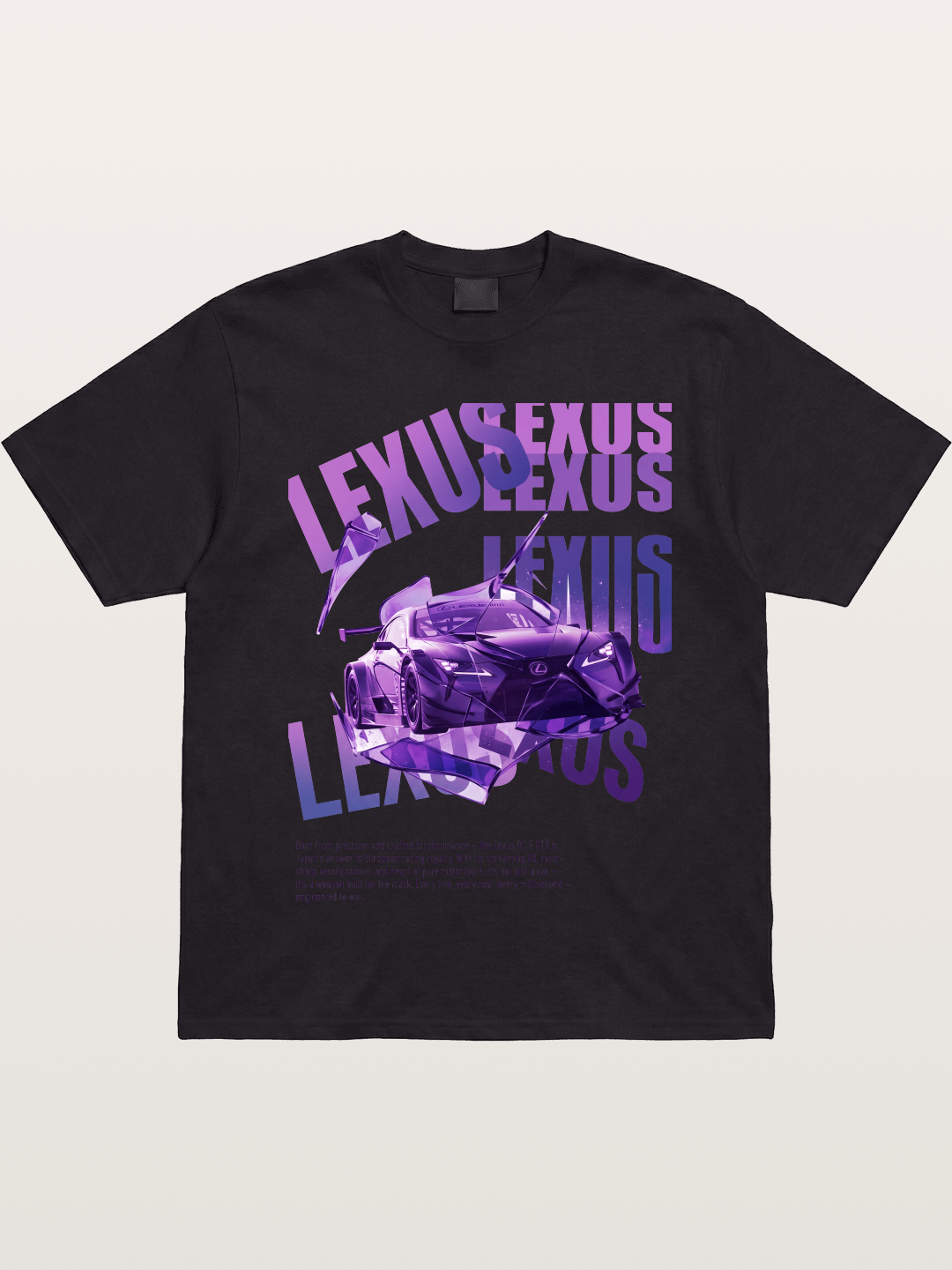 Purple RC F GT3 Shatter Art Gildan T-shirt