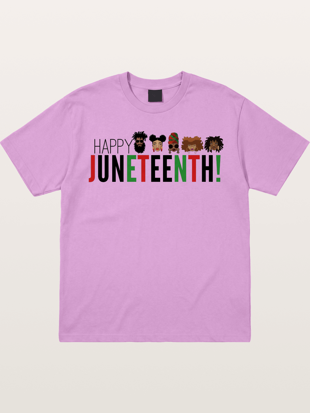 Happy Juneteenth Diverse Faces Gildan T-shirt