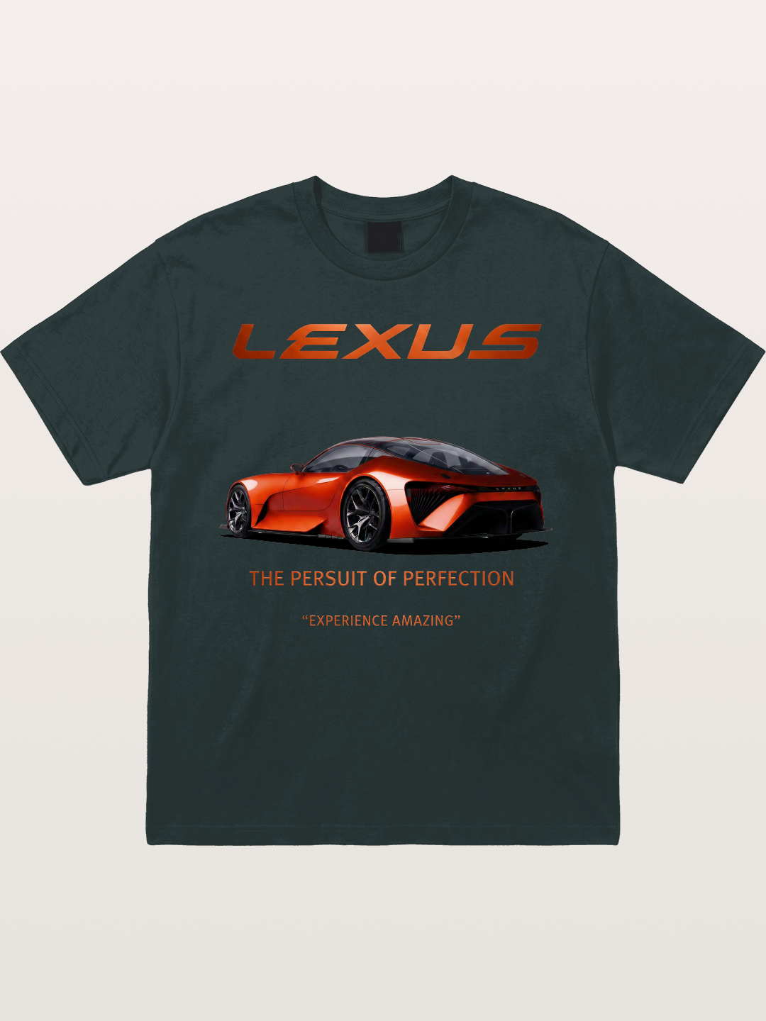 Lexus Concept Car Orange Poster Gildan T-shirt