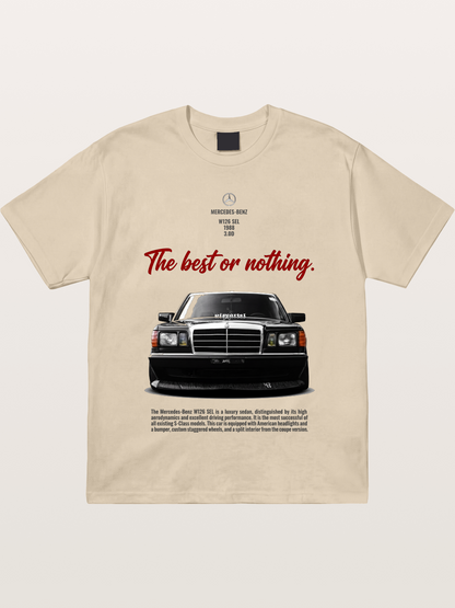 Mercedes W126 SEL Retro Gildan T-shirt