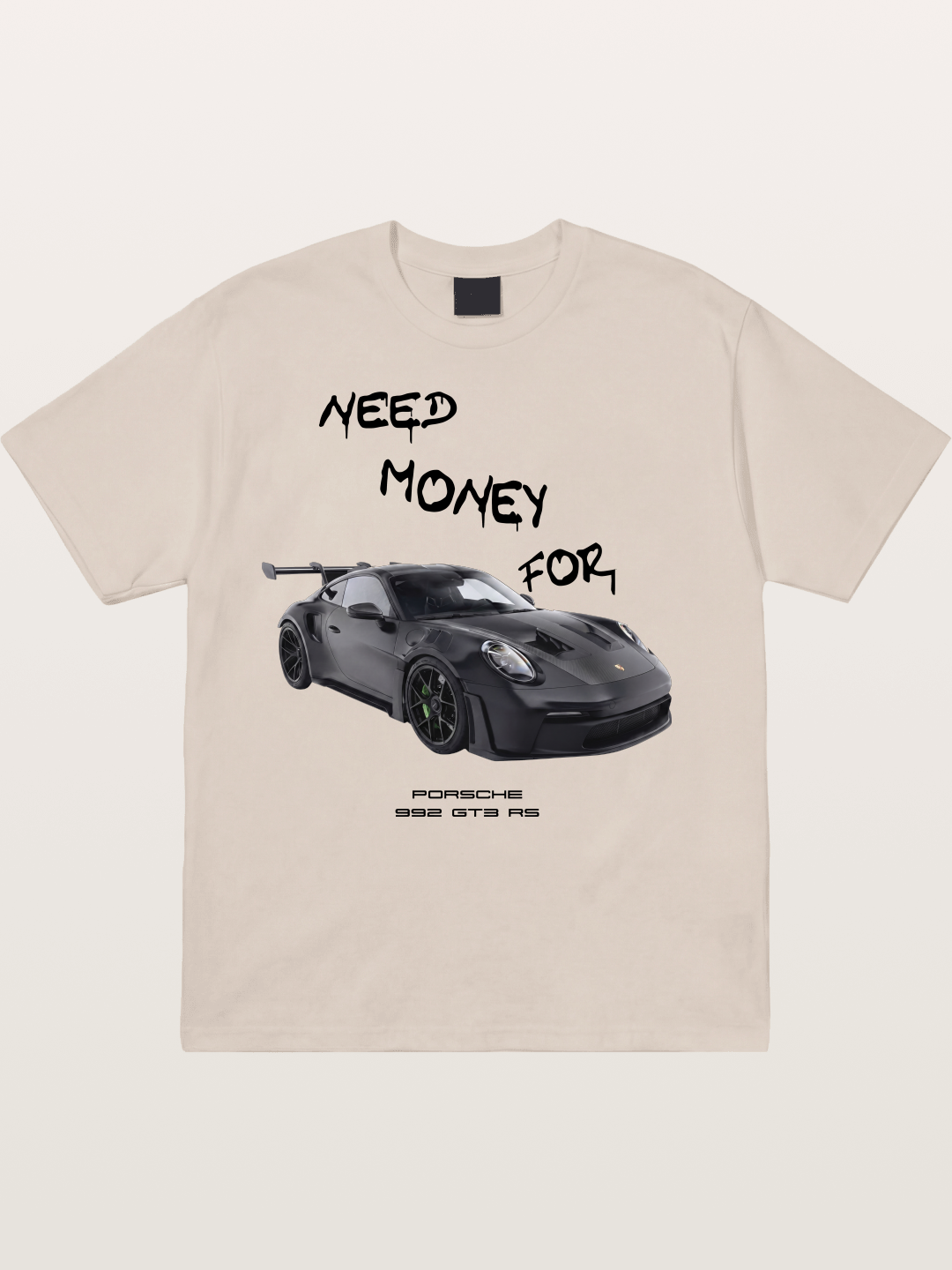 Porsche 992 GT3 RS Need Money Cotton T-shirt....