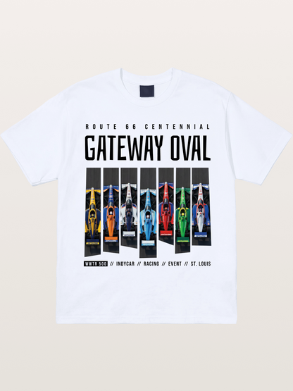 Vertical Grid Gateway Oval Art Gildan T-shirt