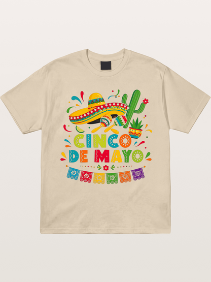 Cinco De Mayo Fiesta Art Gildan T-shirt