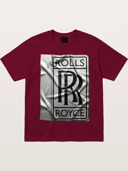 Silk Texture RR Logo Design Gildan T-shirt