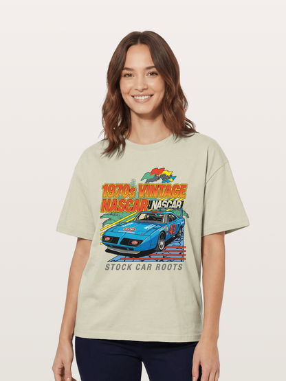 Stock Car Racer Cotton T-shirt