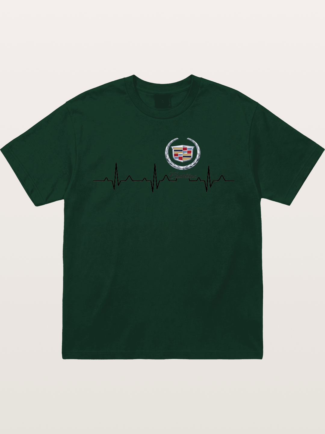 Cadillac Heartbeat Graphic Gildan T-shirt