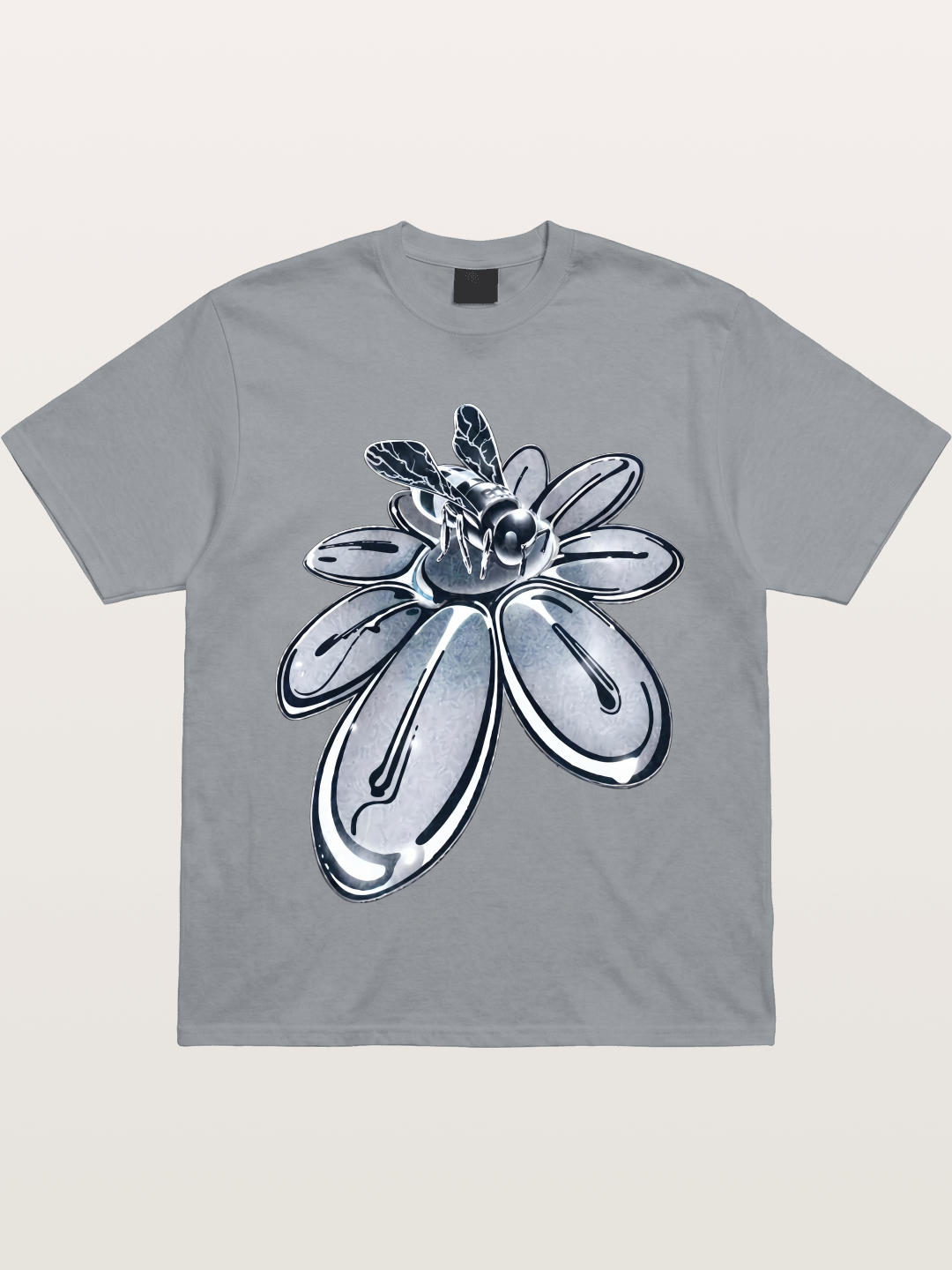 EDC Silver Chrome Daisy Art Gildan T-shirt