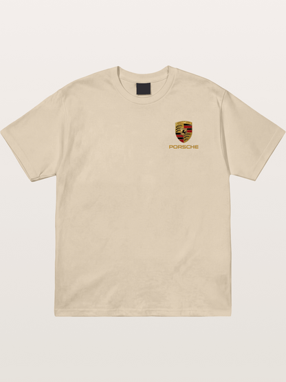 Porsche Crest Stuttgart Shield Gildan T-shirt