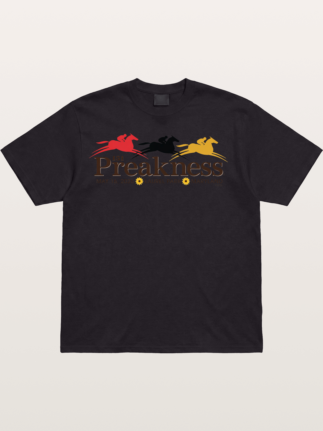 2026 Preakness Stakes Event Graphic Cotton T-shirt