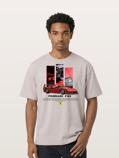 Vertical F40 Cotton T-shirt