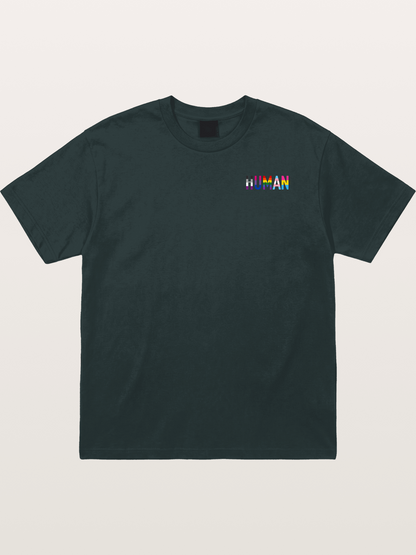 Human Pride Typography Art Gildan T-shirt