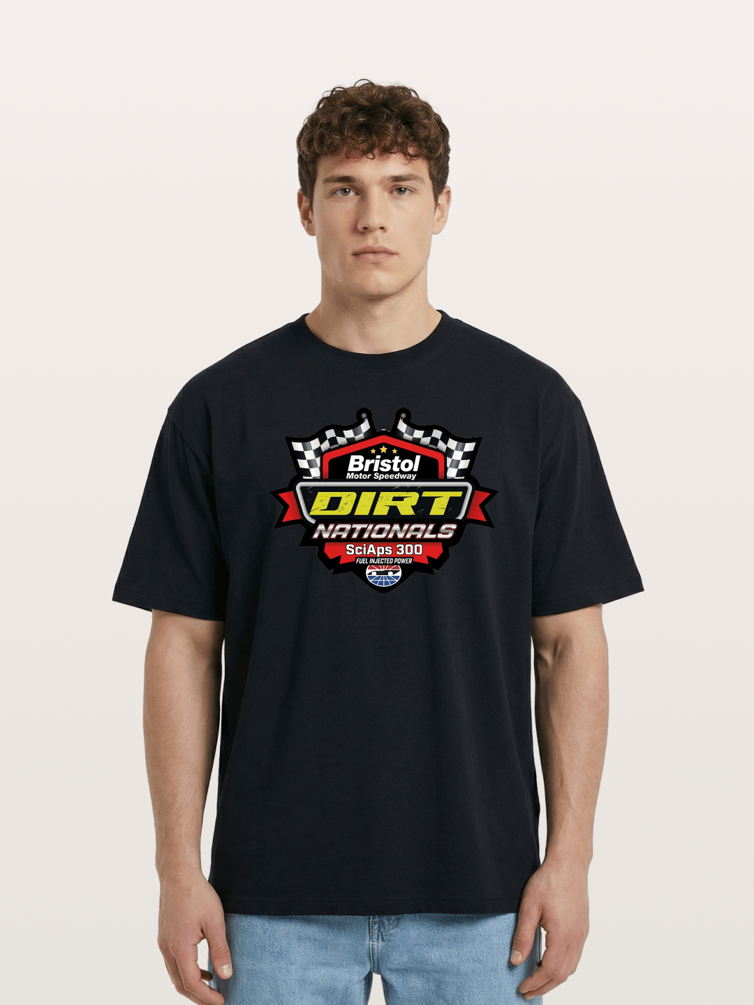 Bristol Dirt Nationals Logo Cotton T-shirt