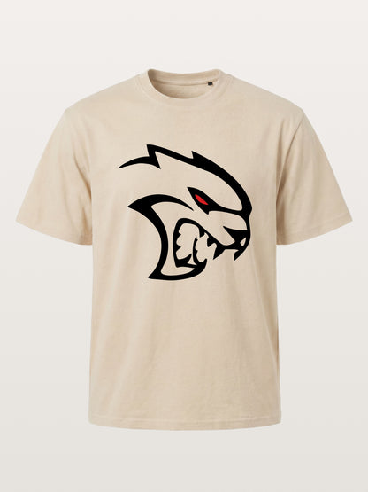 Hellcat Devil Face Silhouette Gildan T-shirt