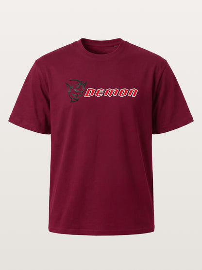 Demon Devil Head Letter Card Gildan T-shirt