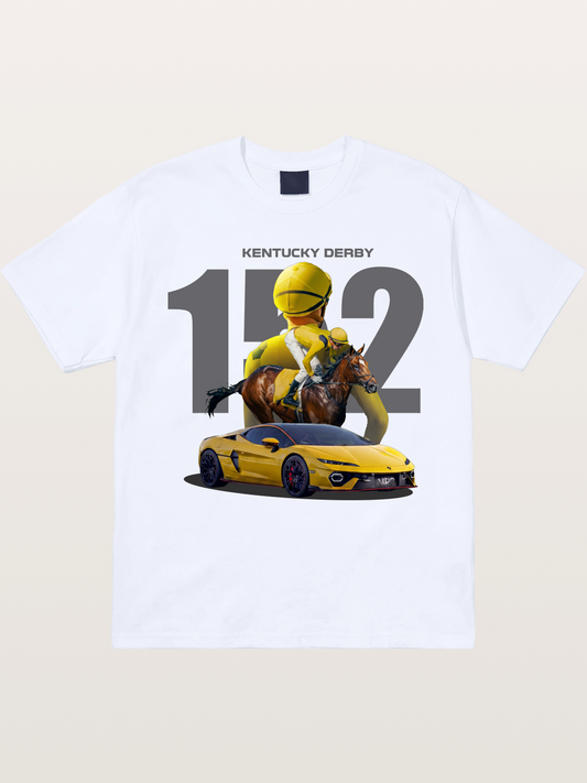 Derby Horse & Lambo Art Gildan T-shirt
