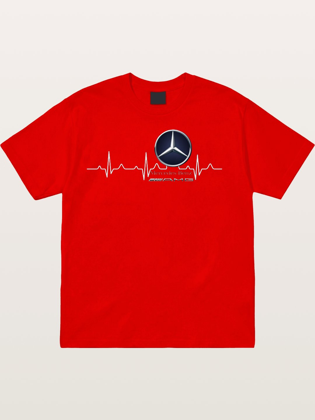 Mercedes Heartbeat Line Cotton T-shirt