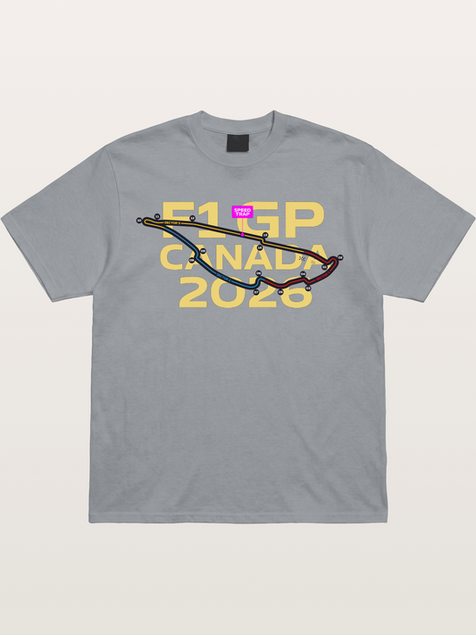 F1 Canada 2026 Track Map Gildan T-shirt