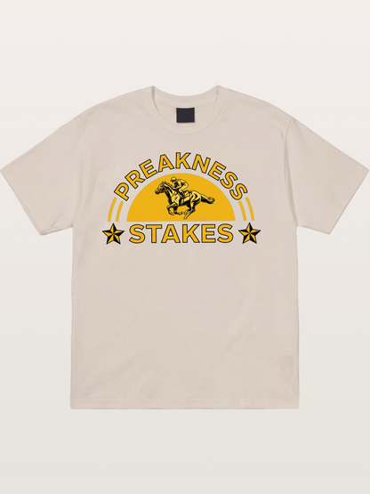 Preakness Stakes Sunburst Logo Cotton T-shirt