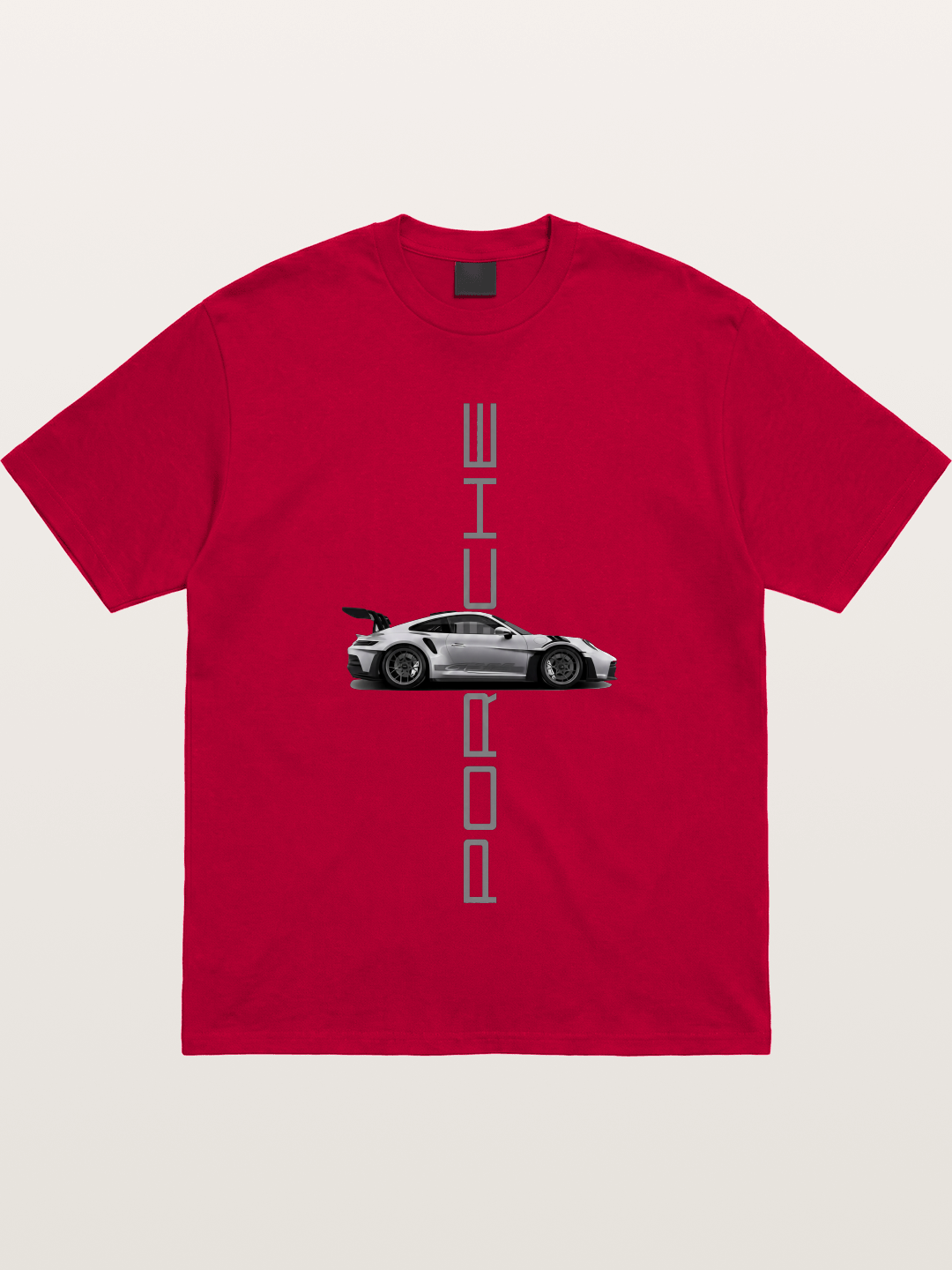 Porsche 911 Vertical Text Design Gildan T-shirt
