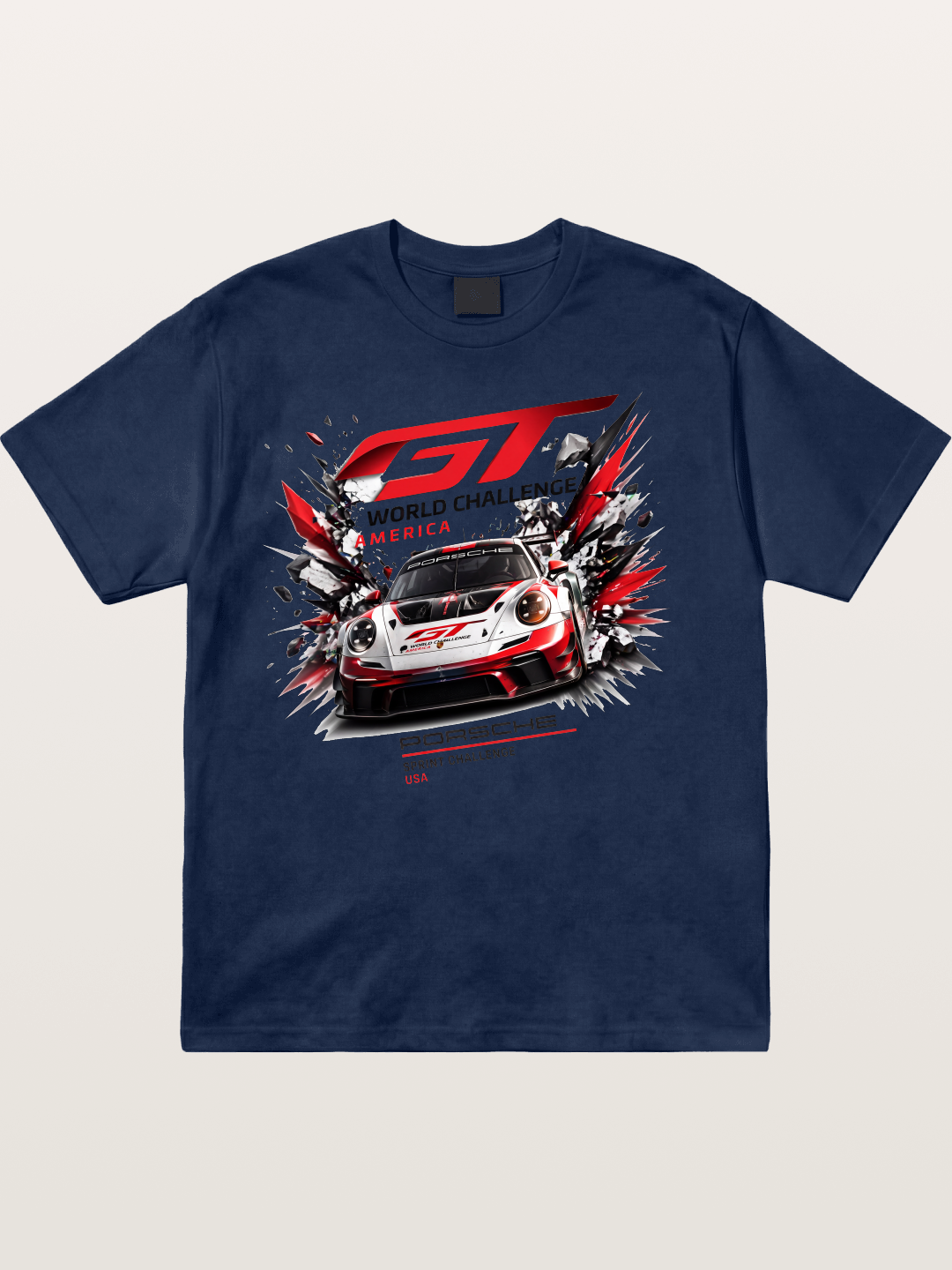 Porsche GT3 Sprint Challenge Art Cotton T-shirt