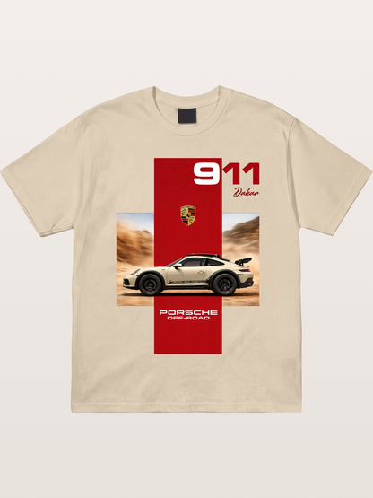 Porsche 911 Offroad Safari Style Gildan T-shirt