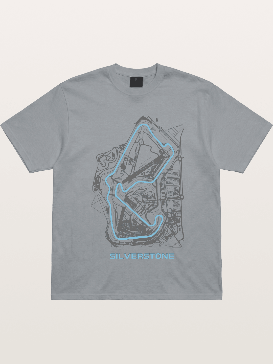 Silverstone F1 Circuit Map Gildan T-shirt
