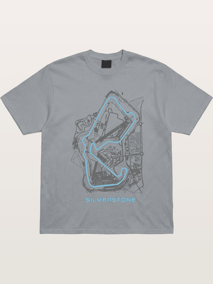 Silverstone F1 Circuit Map Gildan T-shirt