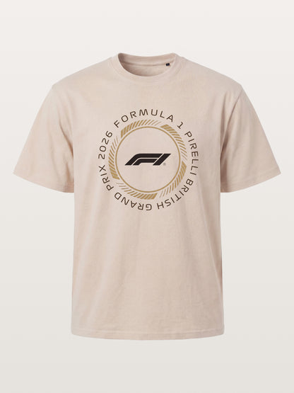 British Grand Prix 2026 Circular Crest Cotton T-shirt