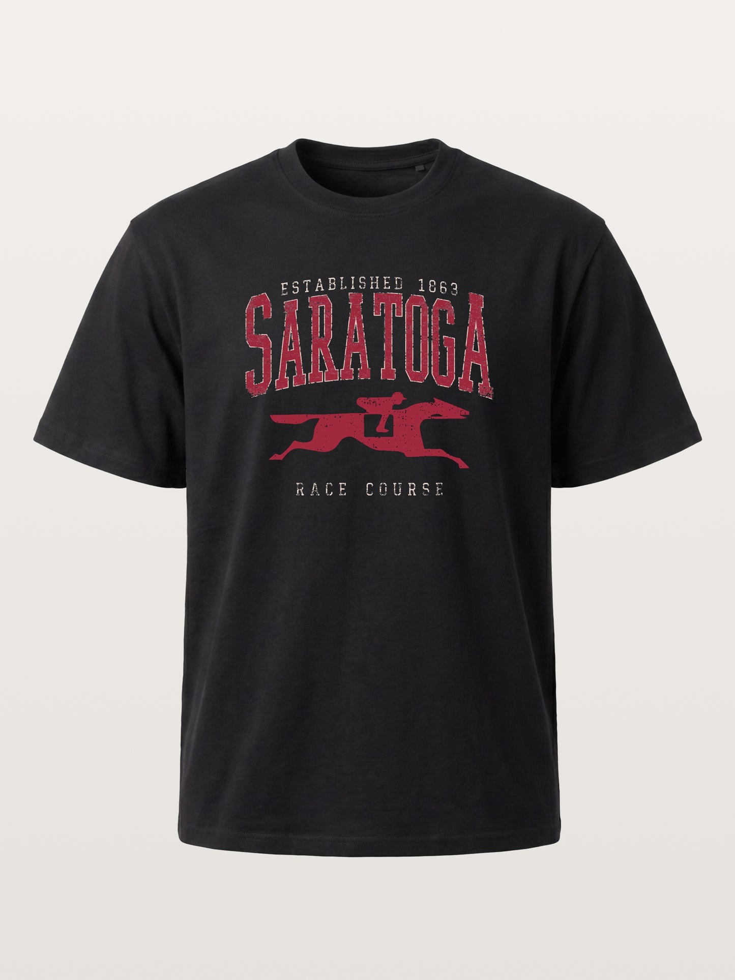 Saratoga Vintage Horse Silhouette Gildan T-shirt