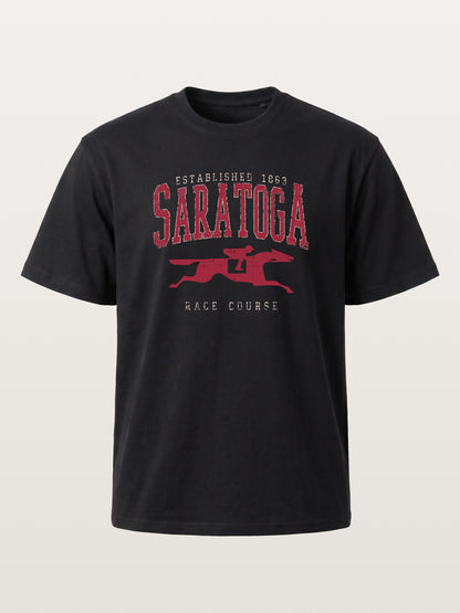 Saratoga Vintage Horse Silhouette Gildan T-shirt