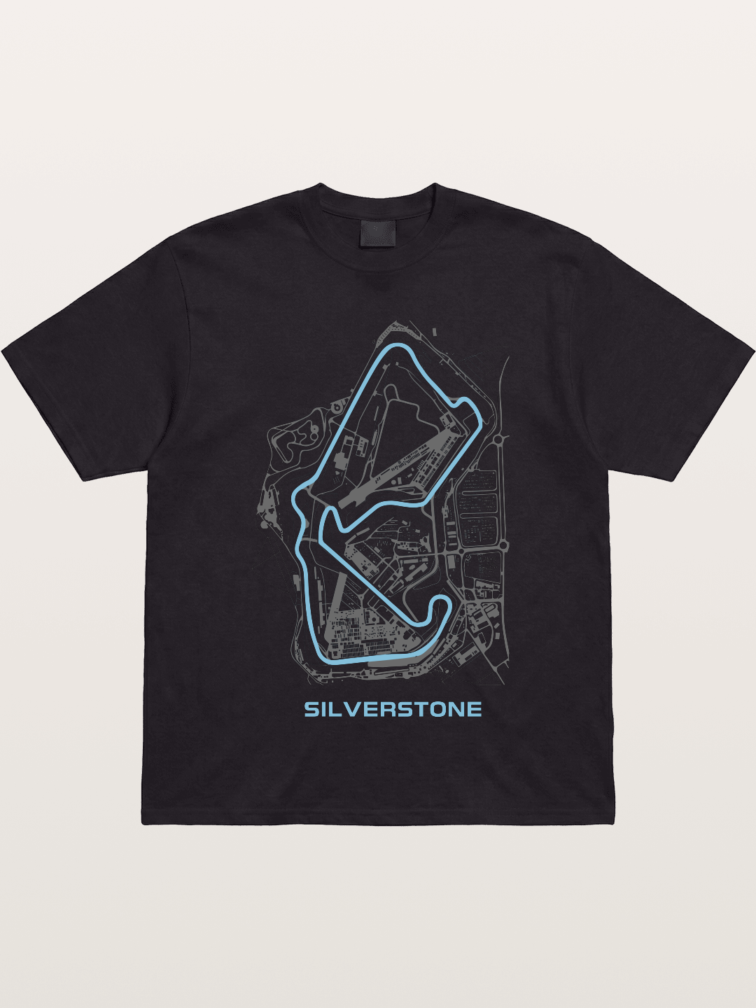 Silverstone F1 Circuit Map Gildan T-shirt