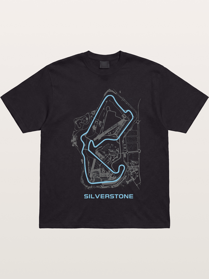 Silverstone F1 Circuit Map Gildan T-shirt