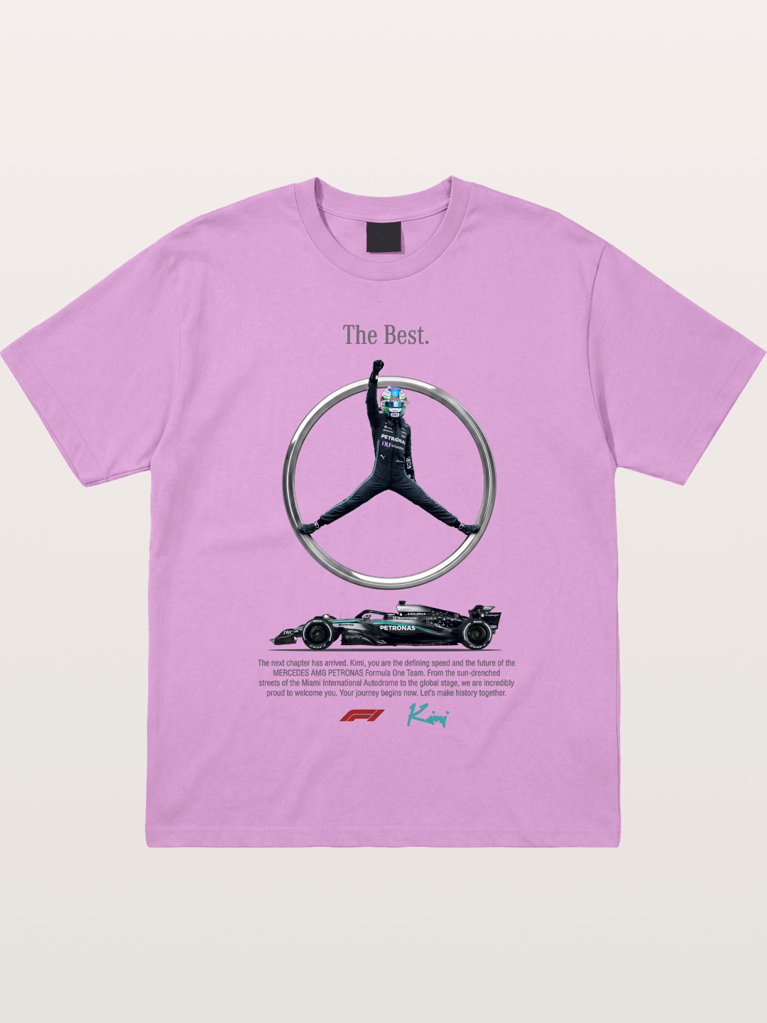 Kimi Mercedes Star Pose Gildan T-shirt