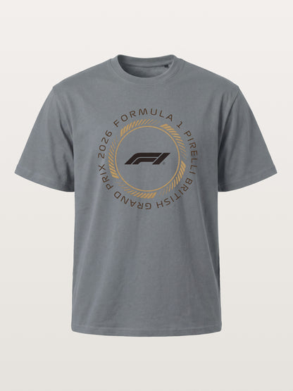 British Grand Prix 2026 Circular Crest Cotton T-shirt