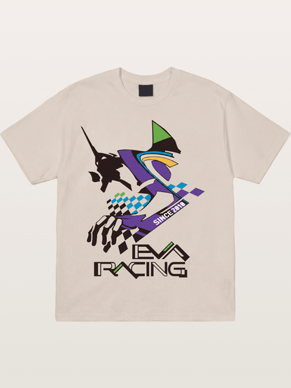 Eva Racing Checkered Flag Cotton T-shirt