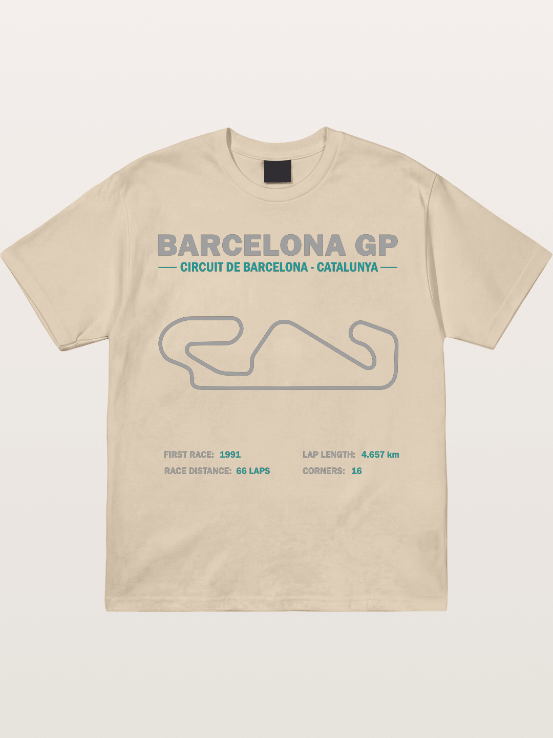 Catalunya GP Track Spec Outline Gildan T-shirt