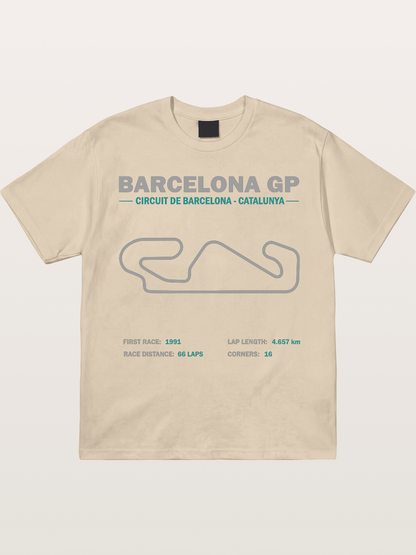 Catalunya GP Track Spec Outline Gildan T-shirt