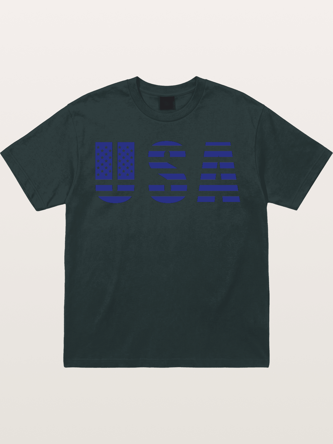 Blue Tone USA American Flag Gildan T-shirt