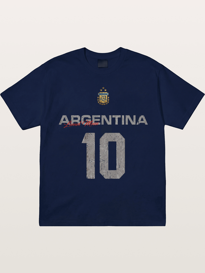 Argentina Messi 10 Retro Gildan T-shirt