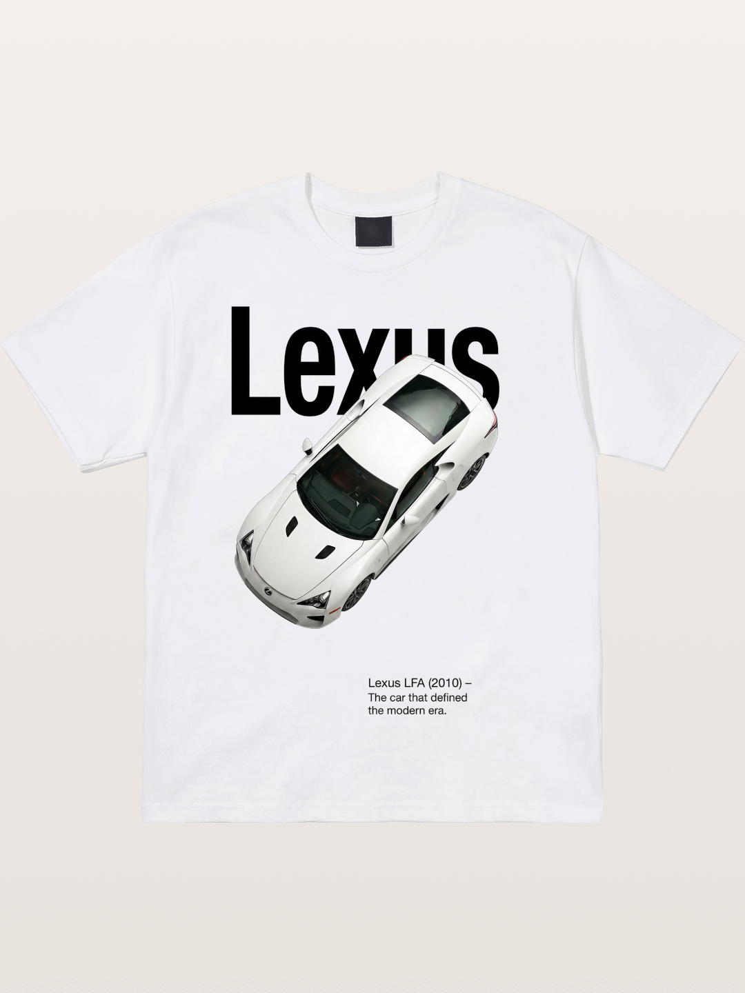 Lexus LFA Overhead View Art Cotton T-shirt