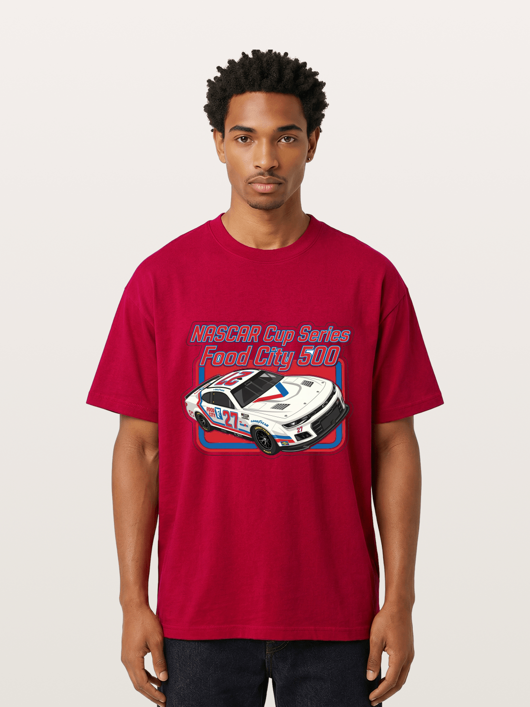 NASCAR Food City 500 Car Gildan T-shirt