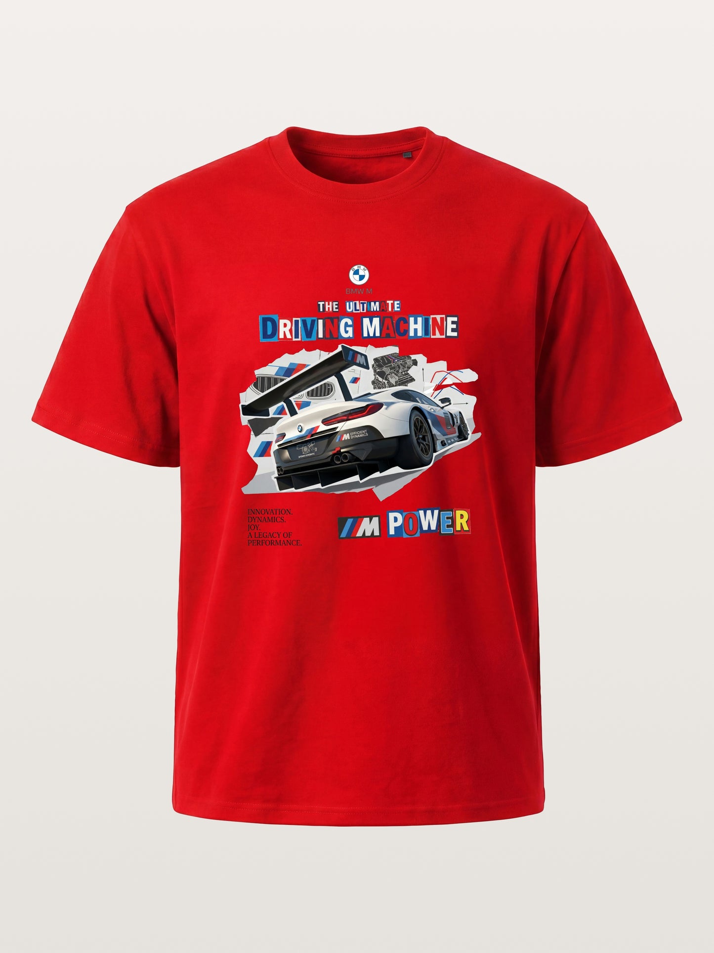 BMW M Power Race Car Art Cotton T-shirt