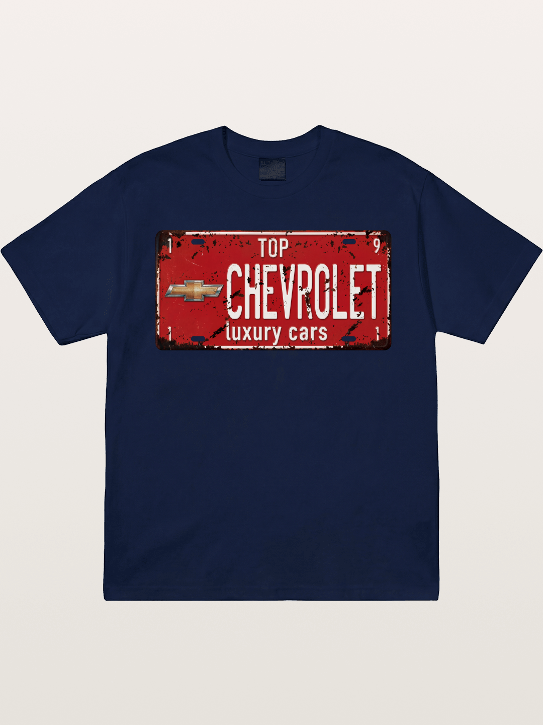 Chevrolet License Plate Gildan T-shirt