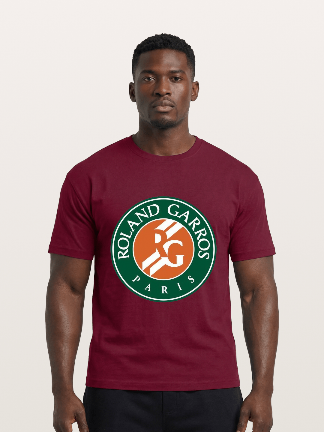 Roland Garros Paris Logo Print Gildan T-shirt