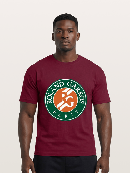 Roland Garros Paris Logo Print Gildan T-shirt