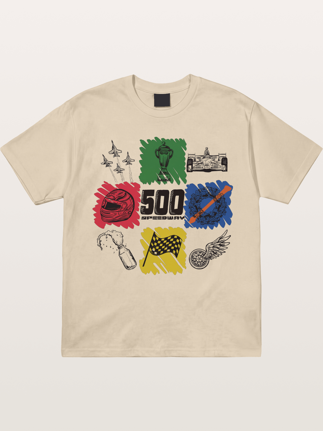 Indy 500 Sketch Gildan T-shirt