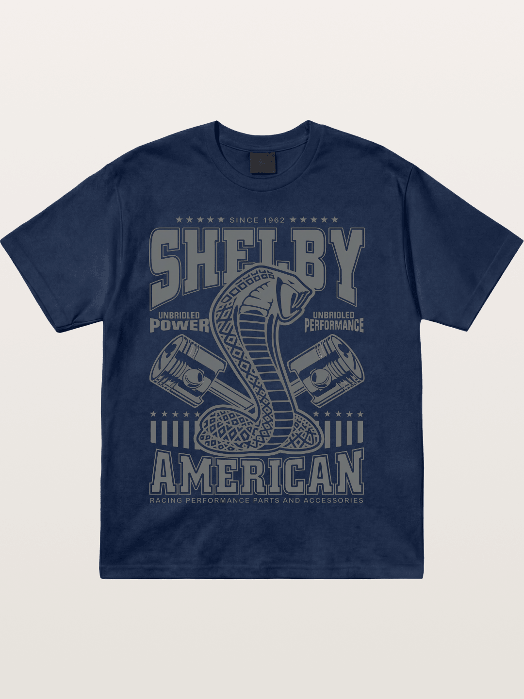 Shelby American Cobra Print Cotton T-shirt