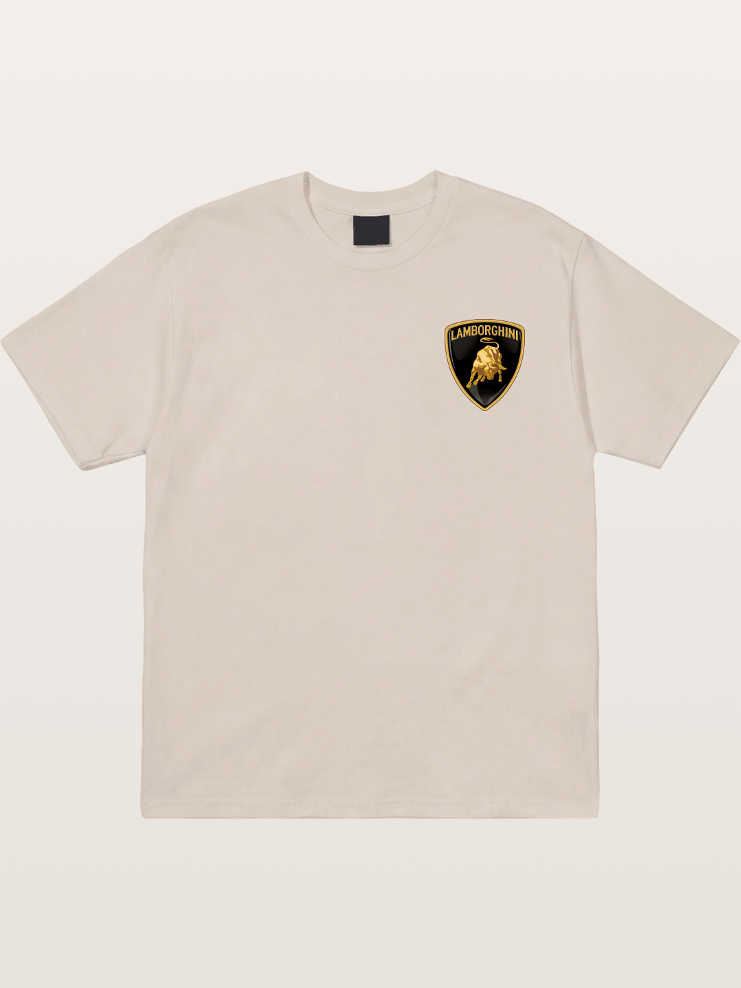 Lamborghini Golden Bull Shield Cotton T-shirt