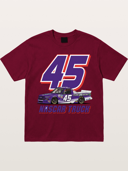 Purple 45 Racer Gildan T-shirt