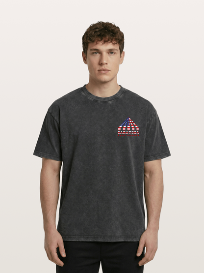 Saratoga Star Spangled Tent Top Washed T-shirt
